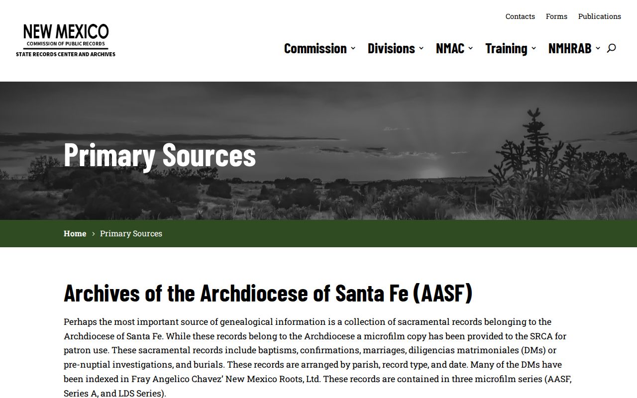 Albuquerque city directory State Archives primary sources