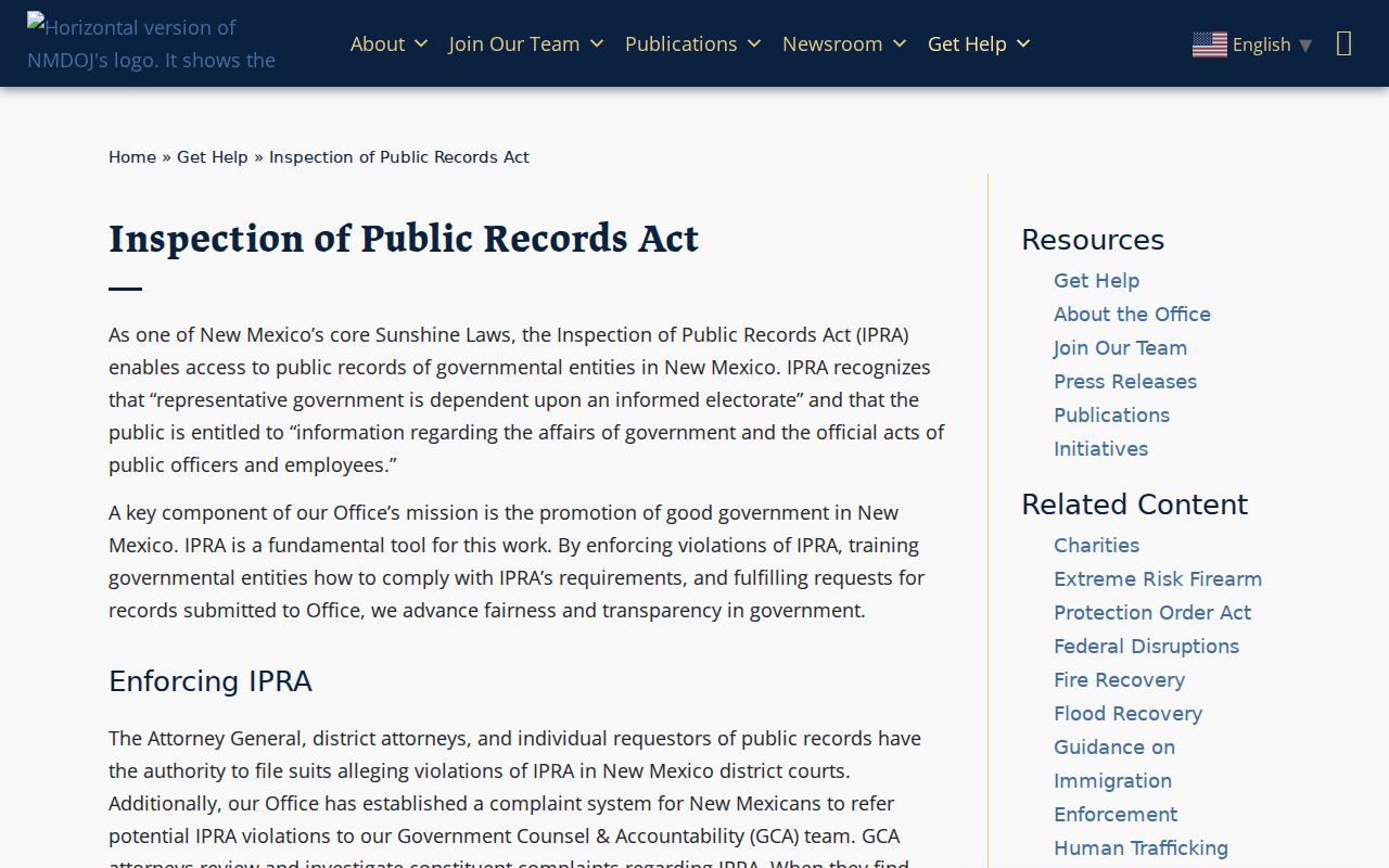 Albuquerque ZIP code directory New Mexico IPRA guidance